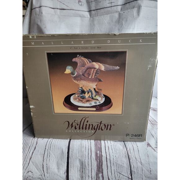 Wellington Collection Mallard Duck 8 in Figure With Box - Picture 10 of 12
